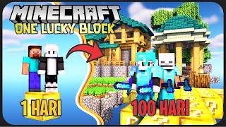 100 Hari Minecraft Tapi Cuma 1 Lucky Block ! - Satu Block Keberuntungan (?) 