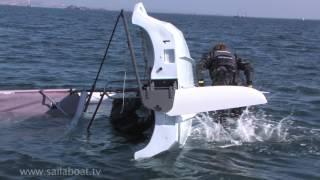 How to Sail - Capsize a 2 person sailboat