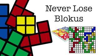 How to Win Blokus Every Time