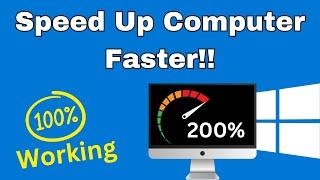 Speed Up Your Computer 200% FASTER For RUN Today?