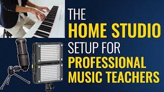 The Home Studio Setup For Delivering Online Music Lessons