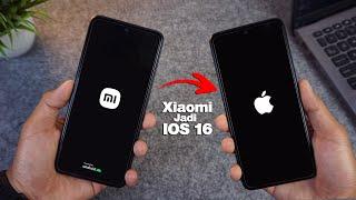 XIAOMI JADI IOS 16 !!, Nih Cara Merubah Tampilan Xiaomi menjadi iPhone