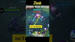 Zhask New Bug: 2x True damage #mobilelegends #mlbb