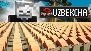 DINAZAVRLAR OLAMIGA BORDIK | UZBEKCHA TARJIMA | MINECRAFT UZBEKCHA