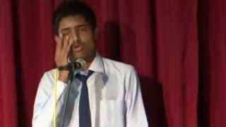 Ashutosh Adhikari (KUHS), VERSES: A Slam Poetry event by XAG (May 25, 2013)