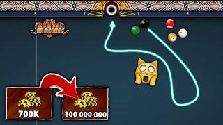 8 Ball Pool - From 700K Coins into 100M Coins - DUBAI to MUMBAI - GamingWithK