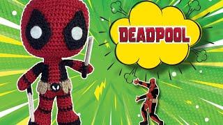 TUTORIAL DEADPOOL AMIGURUMI 2/3  #deadpoolacrochet #comotejeradeadpool #marvel