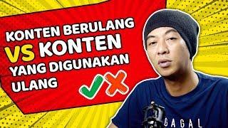 Menghindari Gagal Monetisasi Youtube Karena Konten Berulang