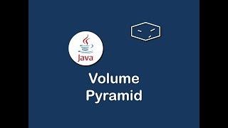 volume of pyramid in java