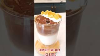 Crunchy Nutella Ice LatteSimple Recipe in Tamil by Chef Anbu | #shorts #icelatte #coffee