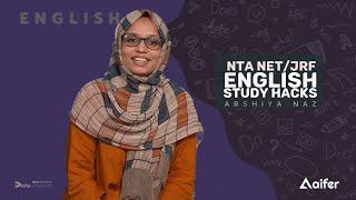 How To Crack NTA NET/JRF in English | Study Hacks | Arshiya Naz | 2021