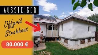 Roomtour Strohhaus für 80.000€ | Aussteiger Traum