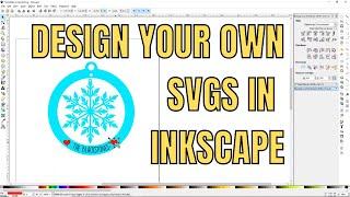 How to design and SVG from start to finish in Inkscape - Beginner tutorial for Cricut and Glowforge