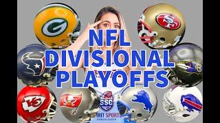2023 DIVISIONAL PLAYOFFS:  OUR PICKS FOR ALL GAMES
