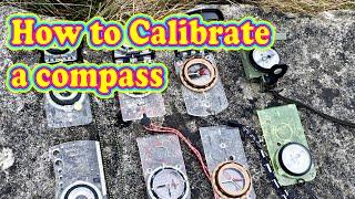 How to calibrate a compass