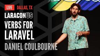 Daniel Coulbourne "Verbs for Laravel" at Laracon US 2024 in Dallas, TX