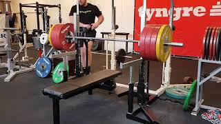 Bänkpress, 200 kg 8 reps