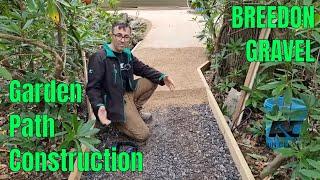 Garden Path Construction, How To Build A Beautiful Garden path with Breedon Gravel