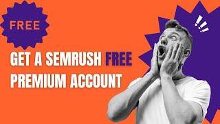 How to Get semrush Pro OR Guru Plan for FREE! | SEMRUSH free premium Account