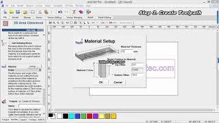 ArtCAM Training Course: Create Text Toolpath in Rilievi Style