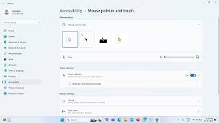 How to change pointer size and theme on Windows 11 #tech