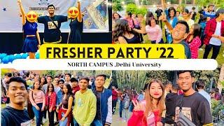 MY Dream FRESHER PARTY 22 in DU best University ever #delhiuniversity #northcampus #indianeric