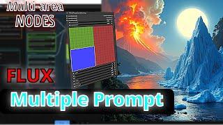 Comfyui Tutorial : Flux Multi Area Prompting #comfyui #flux #stablediffusion