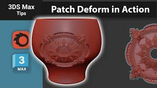 Perfectly Align Objects to Curved Surfaces with Patch Deform in 3ds Max