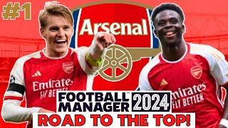 Arsenal FM24 BETA Save | #1 | Can we beat MANCHESTER CITY? | Football Manager 2024