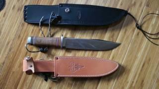 Fallkniven Oden old and new sheath comparison