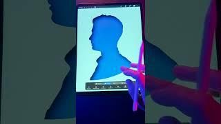 How To Create A Paper Cut Out Effect In Procreate! Easy Art Tutorial & Tips For Beginners  #shorts