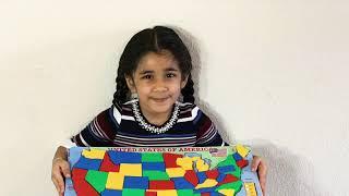 Rajvi’s Fun club - United States of America’s map puzzle building state by state.