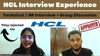 HCL Interview Questions || HCL Interview Experience || HCL Interview Questions for Freshers