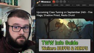 Weitere BUFFS & NERFS für Season 1 || TWW Info Guide - Deutsch