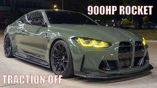 POV FILLING UP MY STAGE 2 BMW M4 COMPETITION WITH E85... (LATE NIGHT DRIVE)