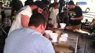 1010XL Frank Frangie Show Pizza Eating Contest
