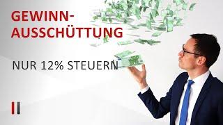 Die richtige Strategie für Gewinnausschüttungen beim GmbH-Gesellschafter | Christoph Juhn