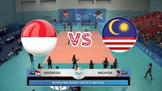 Pertandingan Volley ball Putri Indonesia vs Malaysia | Highlight | Sea Games | Singapura