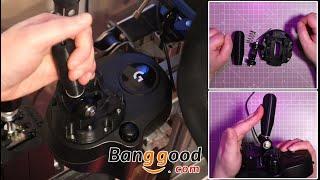 SRS Logitech Sequential Shifter MOD [REVIEW] A fully fledged sequential modification! [Banggood]