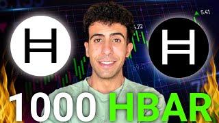 HBAR: You Need 1,000 HEDERA HBAR!!!