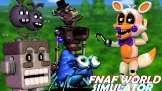 TOY FREDDY PLAYS: FNAF World Simulator || BETRAYING FREDDY AND FRIENDS