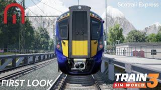 Train Sim World 3 - FIRST LOOK at Scotrail Express, Glasgow to Edinburgh - What a Train!