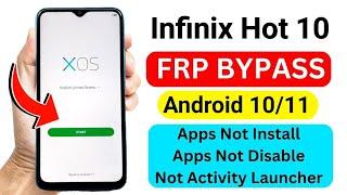 Infinix Hot 10 Frp Bypass Without Pc/Android 10/11 ||New Trick 2024| Reset Frp Lock 100% Working