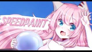 【SPEEDPAINT】 art for outro + new outro
