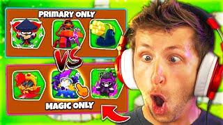 BTD 6 Rogue-Like Mod but its ONLY Primary vs Magic Towers!