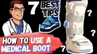 BEST AirCast Boot TIPS [Broken Ankle, Broken Foot or Sprained Ankle!]