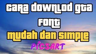 Tutorial download GTA Fonts di IOS 2020