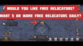 Free Advance Relocators? How to get them? State of Survival