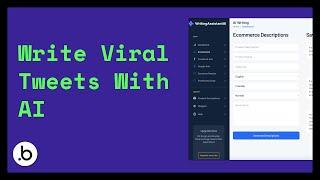 Watch Me Build A Viral AI Tweet Hook Generator without using code with Bubble.io [NoCode GPT-3]