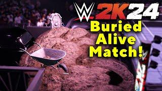 CUSTOM BURIED ALIVE MATCH - WWE 2K24 Custom Arenas To Download Now!